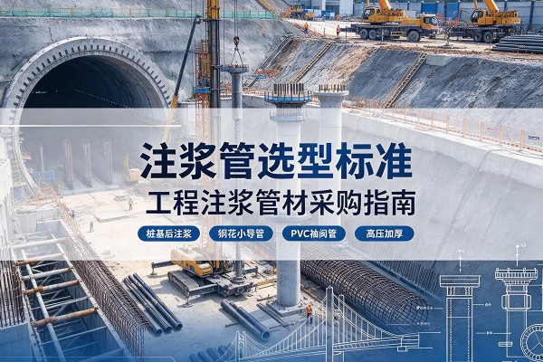 江都注浆管选型标准