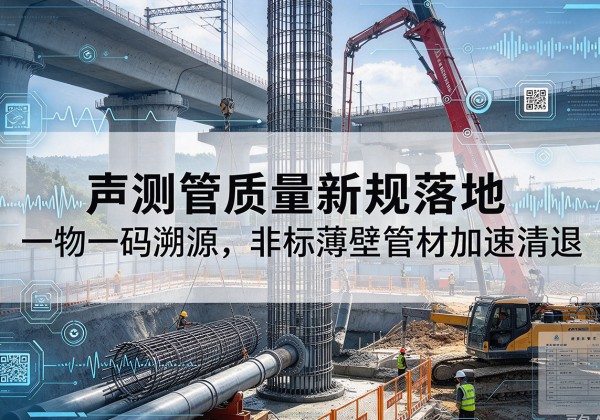 江都声测管质量新规落地，一物一码溯源，非标薄壁管材加速清退